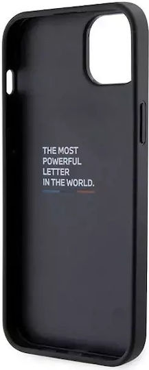 BMW Grip Hot Stamp Back Cover Plastic Black (iPhone 14)