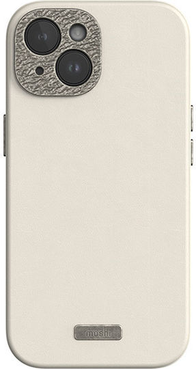 Moshi Napa Brieftasche Leder Gray (iPhone 15)