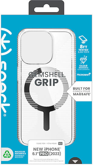 Speck Gemshell Grip Back Cover Plastic Transparent (iPhone 15 Pro)