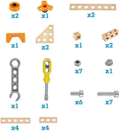 Hape Experiment Starter Kit Made of Wood for 3+ Years 42pcs