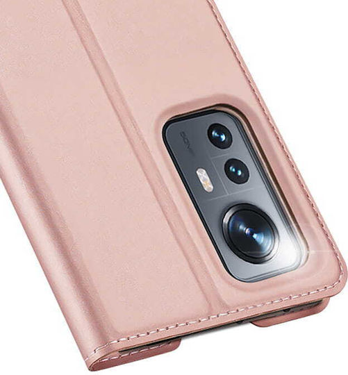 Dux Ducis Skinpro Wallet Δερματίνης Ροζ Χρυσό (Redmi 12 4G / Redmi 12 5G)