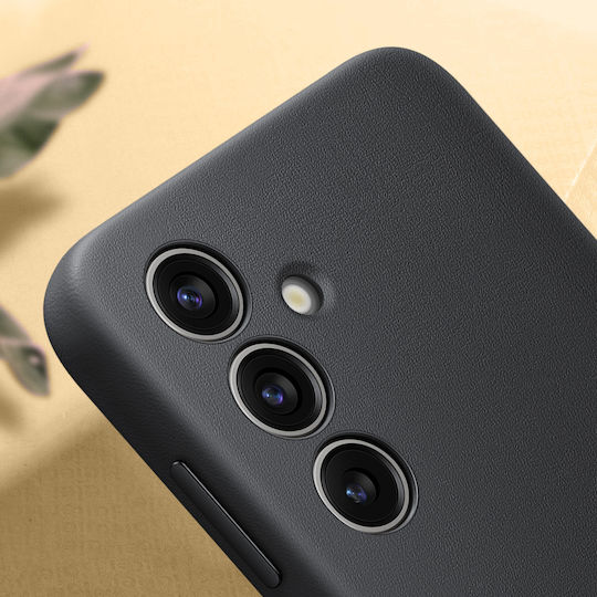Samsung Back Cover Δερμάτινο Μαύρο (Samsung S24+)
