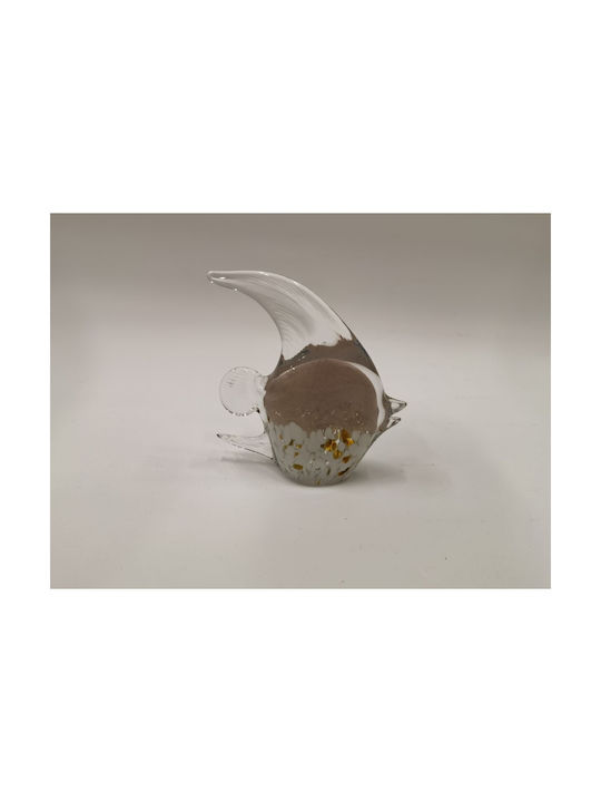 Romimex Decorative Fish made of Glass 15x10x15cm 1pcs