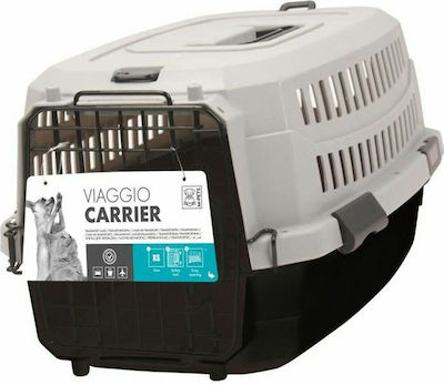 Mpets Transport Cage Black Grey 58.4 X 38.7 X 33 Cm