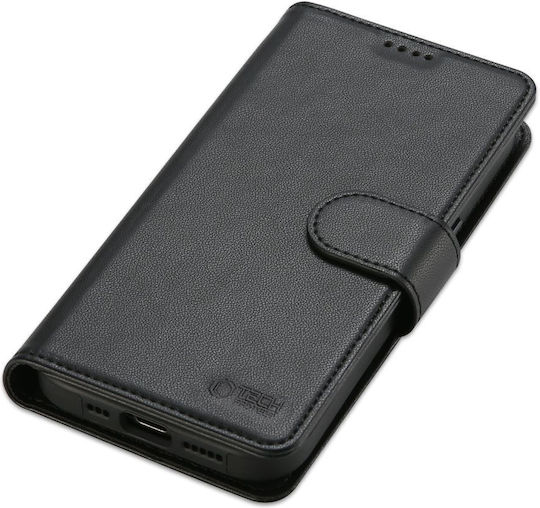 Tech-Protect Wallet Synthetic Leather Black (iPhone 16 Pro)