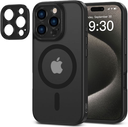 Tech-Protect Magcam Magsafe Back Cover Tempered Glass Μαύρο (iPhone 16 Pro)