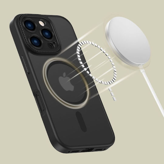 Tech-Protect Magcam Magsafe Back Cover Tempered Glass Μαύρο (iPhone 16 Pro)