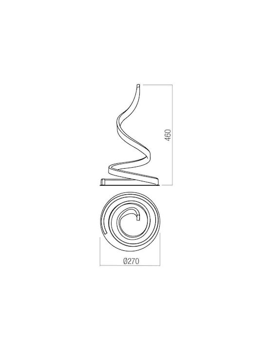 Redo Group Scroll Table Decorative Lamp LED