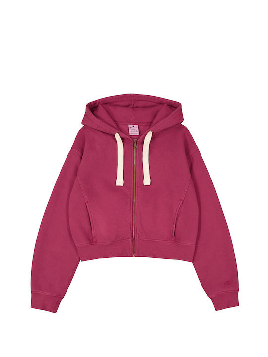 Champion Women's Hooded Cardigan Red