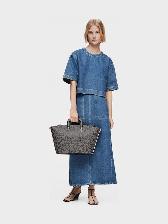 Kaos Icon Damen Tote Tasche Schwarz