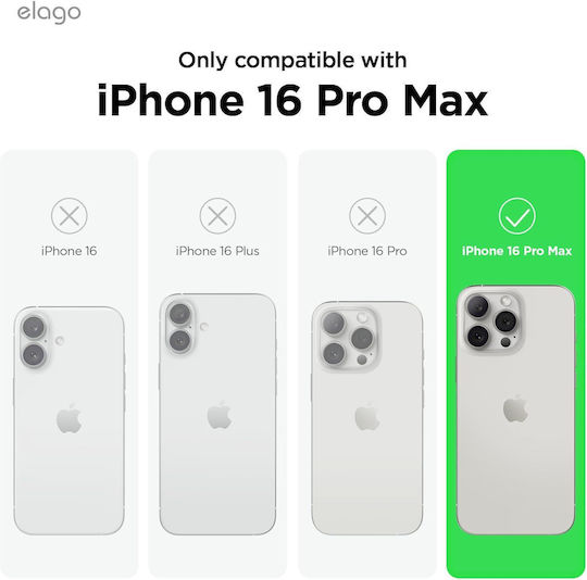 Elago Premium Liquid Back Cover Σιλικόνης Πράσινο (iPhone 16 Pro Max)