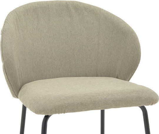 Olympian Столички Трапезария с платнена облицовка Grey-beige 1бр 50x55x83бр