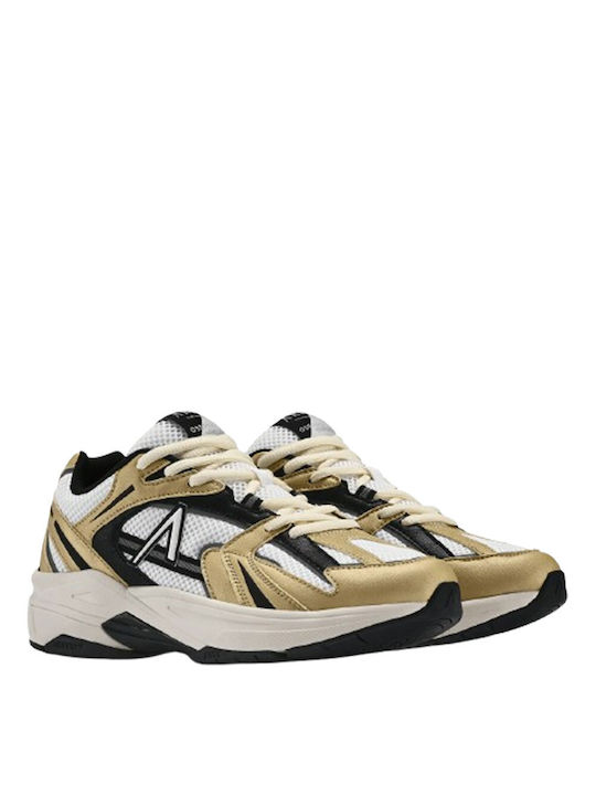 Arkk Copenhagen Arkk Oserra Γυναικεία Sneakers Gold Black EL6701-1069-W