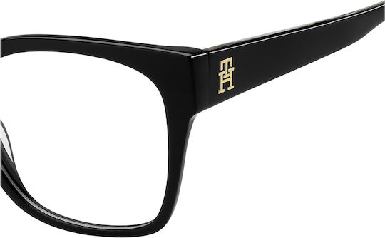 Tommy Hilfiger Γυναικείος Κοκκάλινος Σκελετός Γυαλιών Μαύρος TH2157 807