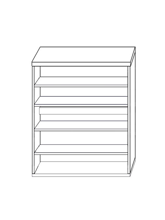 Igne Wooden Shoe Organizer White 90x33x100cm