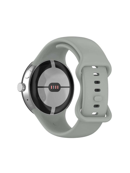 Techsuit Armband Silikon Gray (Google Pixel Watch 3 / 4 45 mm)