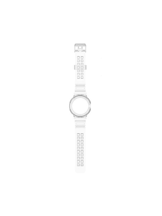 Techsuit Λουράκι Σιλικόνης Διάφανο (Google Pixel Watch 1 / 2 / 3 / 4 41mm)