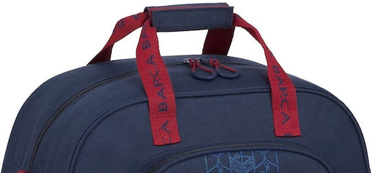Safta Barcelona F.c Σακ Βουαγιάζ 22lt Μπλε Υφασμάτινο Μ40xΠ23xΥ24εκ.
