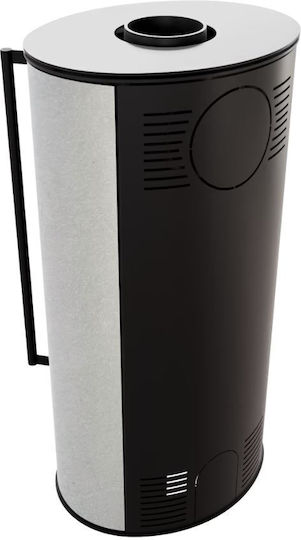 Kratki ERIK WS Ceramică Soba pe lemne 5.5kW White Satin