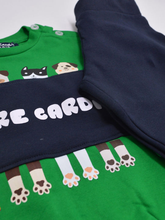 Kinder Sweatpants Set - Jogginganzug Green/Blue