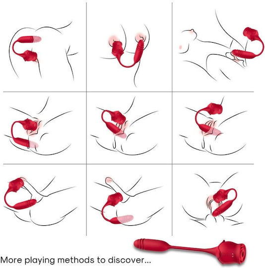 Armony Klitoris Vibrator 31.1cm Rot