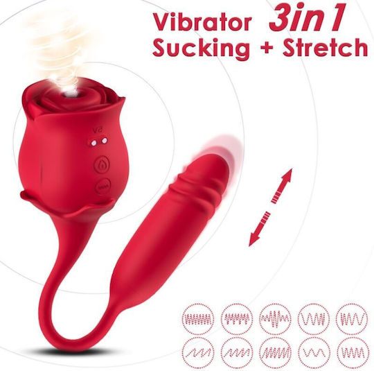 Armony Klitoris Vibrator 31.1cm Rot
