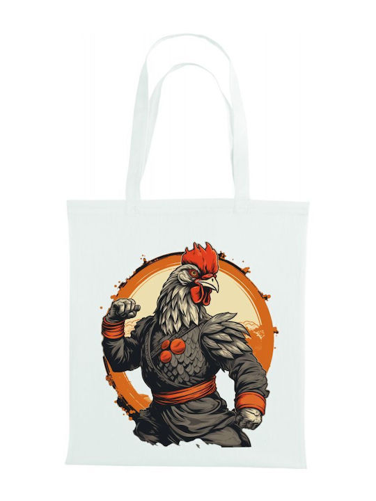 TKT Cotton Shopping Bag in White color