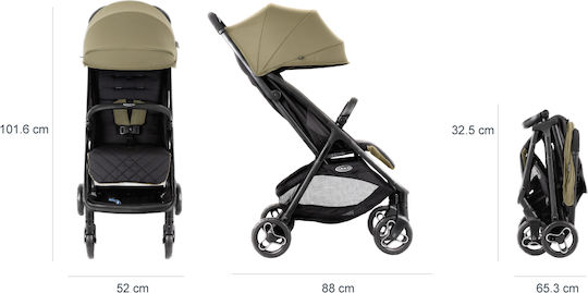 Graco Myavo Καρότσι Μωρού Kατάλληλο για Nεογέννητο 5.8kg
