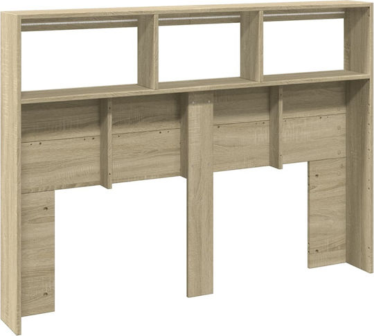 vidaXL Wooden Beige Bed Headboard