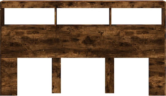 vidaXL Wooden Brown Bed Headboard