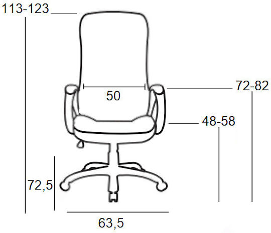 Zita Plus A8990 Διευθυντική Μαύρο