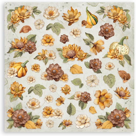 Скрапбукинг хартии 10бр 30.5×30.5см Stamperia Golden Harmony