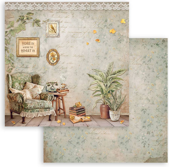 Скрапбукинг хартии 10бр 30.5×30.5см Stamperia Golden Harmony