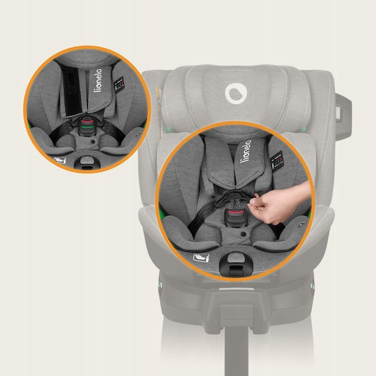 Lionelo Harmony Baby Car Seat i-Size with Isofix Green Olive Leather 0-36 kg