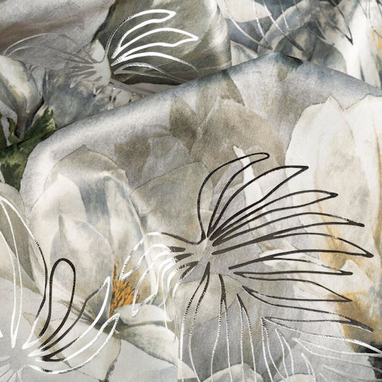 Eurofirany Vorhang mit Bleistiftfalten Sandy Gray 140x300cm
