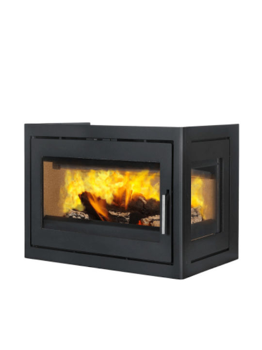 Meteor Svendsen Jupiter 470 XL Fixed Glass 1 Side Енергийна вмъкната касета Касета Дърво 6кВт Десен ъгъл с отваряща се врата