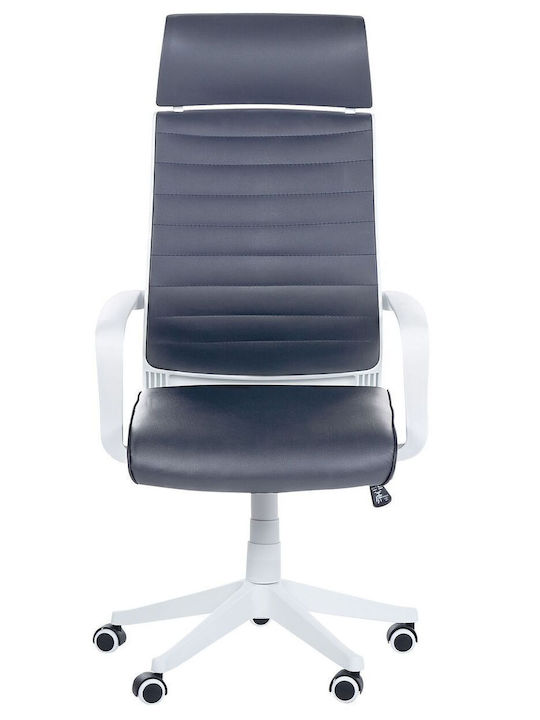 Office Chair with Arms Gray Beliani