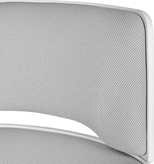 Beliani Lumarko Καρέκλα Γραφείου White And Gray