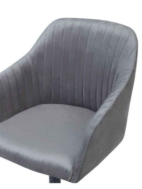 Beliani Office Chair with Arms Grey