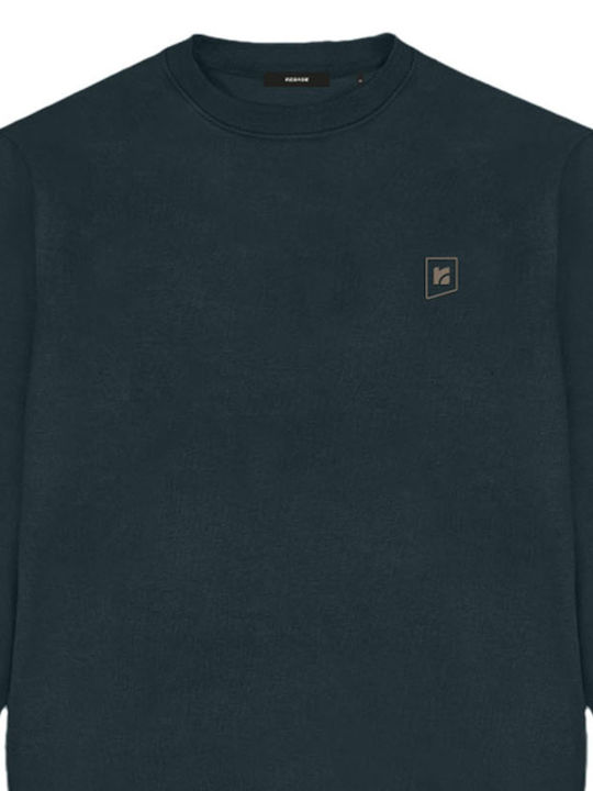 Rebase Herren Sweatshirt Deep Teal Petrol