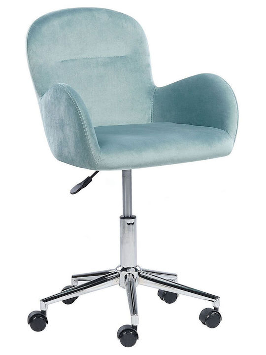 Beliani Office Chair with Fixed Arms Mint