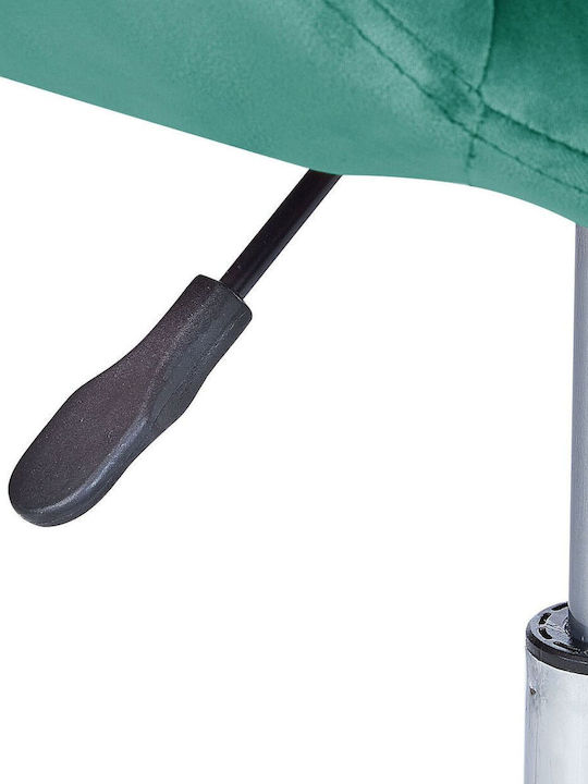 Beliani Office Chair with Fixed Arms Green