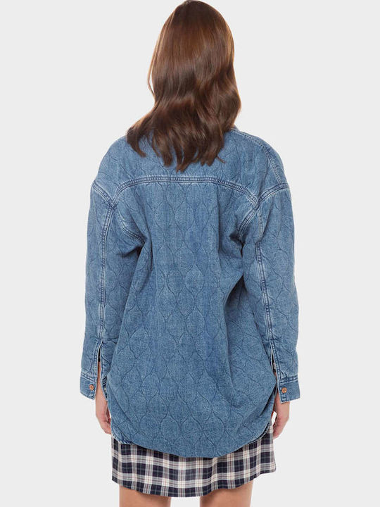 Γυναικείο Overshirt Μπλε