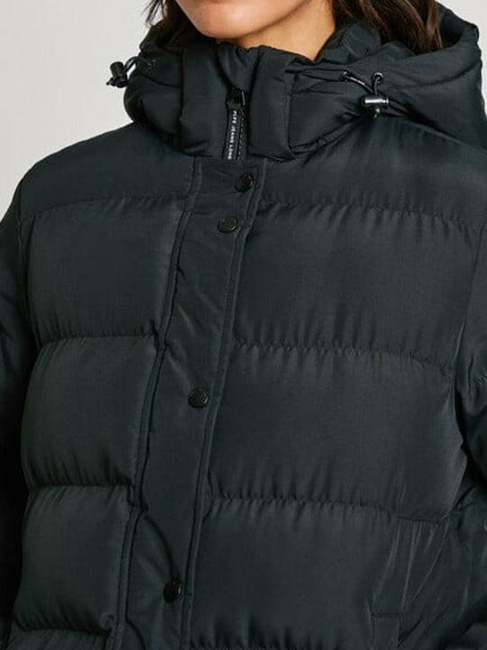 Bibi Women's Long Lifestyle Jacket for Winter Black