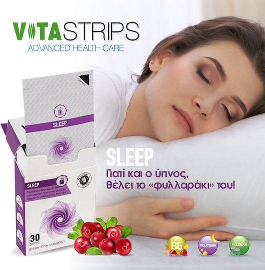 Vitastrips Sleep Συμπλήρωμα για τον Ύπνο 30τμχ
