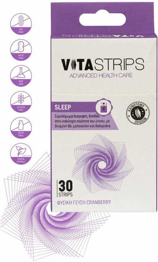 Vitastrips Sleep Συμπλήρωμα για τον Ύπνο 30τμχ