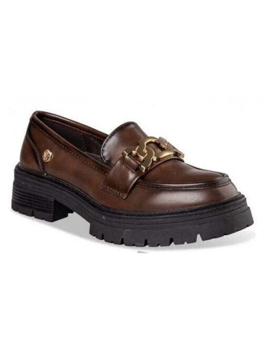 Envie Shoes Women's Loafers in Brown Color