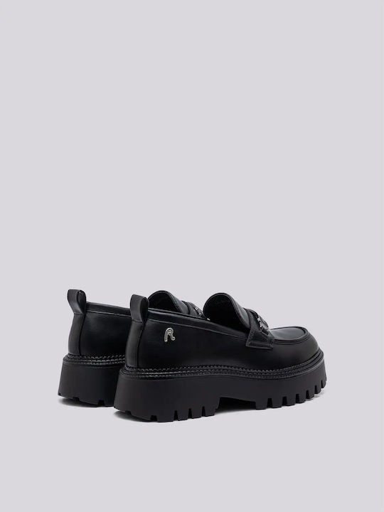 Replay Women's Loafers in Black Color