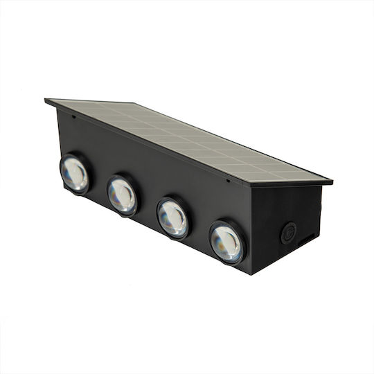 Andowl Set of 8 Wall Solar Lights 2.2W RGB with Photocell IP67