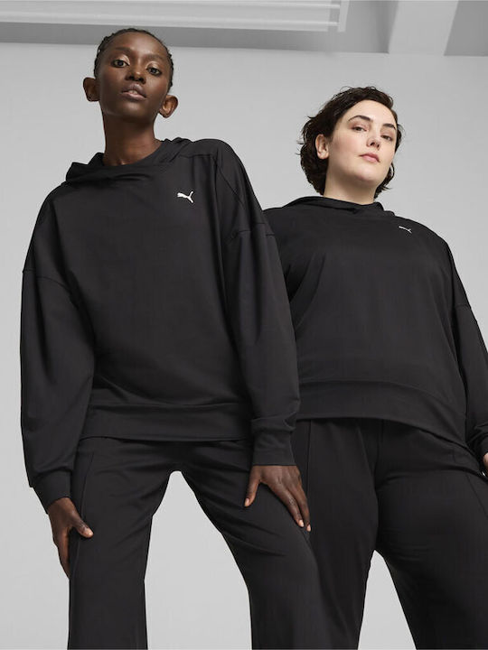 Puma Lung Hanorac pentru Femei Cu glugă BLACK